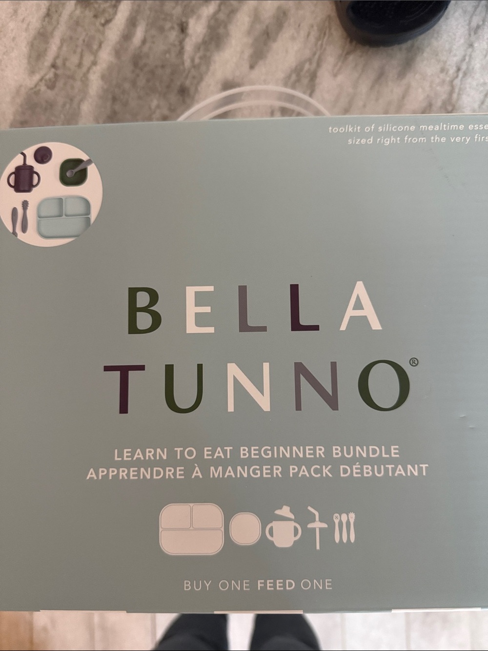Bella Tunno Learn to Eat Beginner Bundle - Sage Green